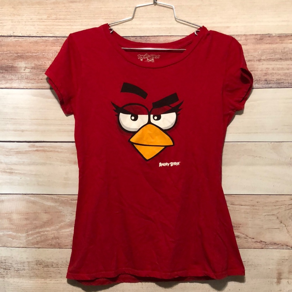 Angry Birds Red Junior Large Short Sleeve Tee